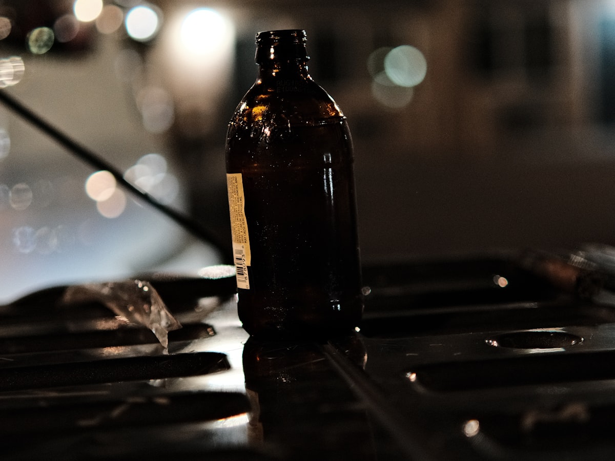 Amber Glass Dropper Bottle