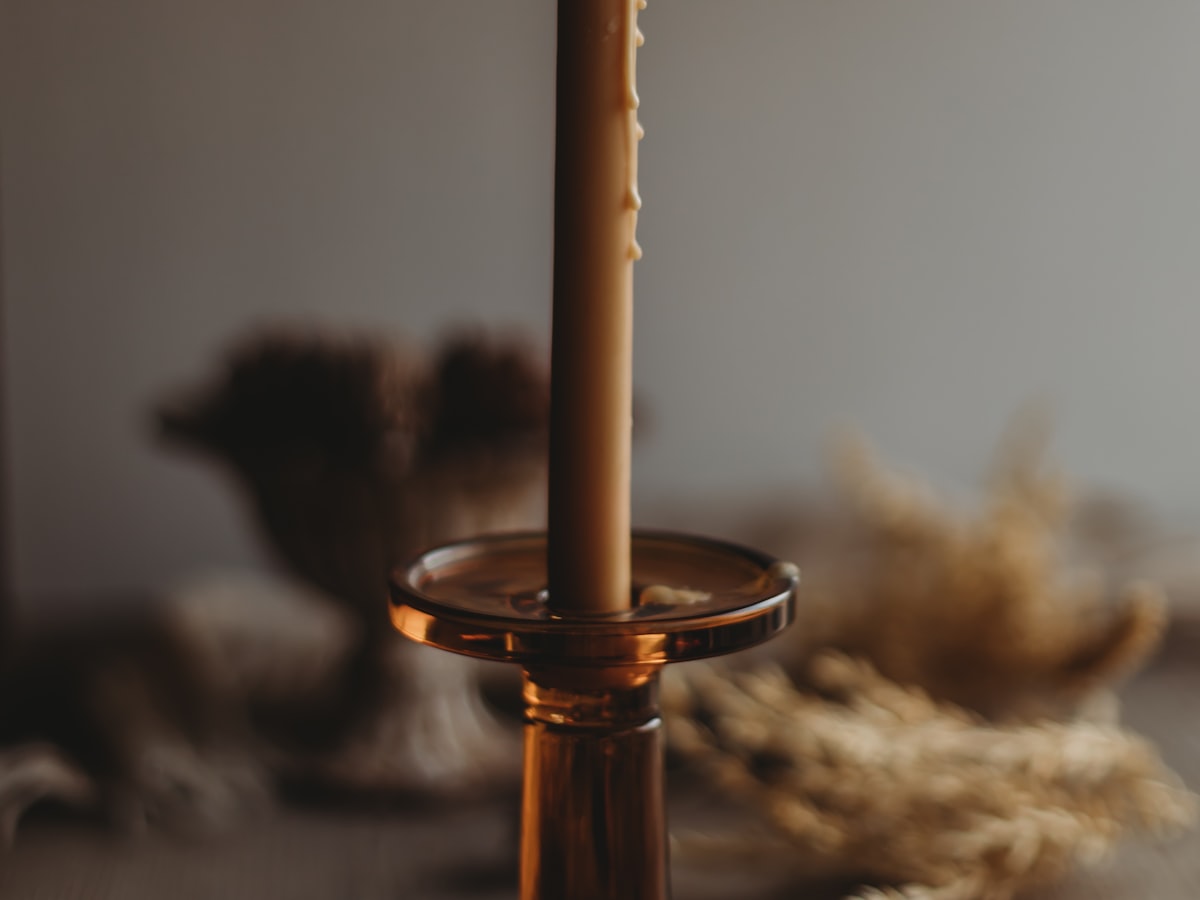 Beeswax Pillar Candle