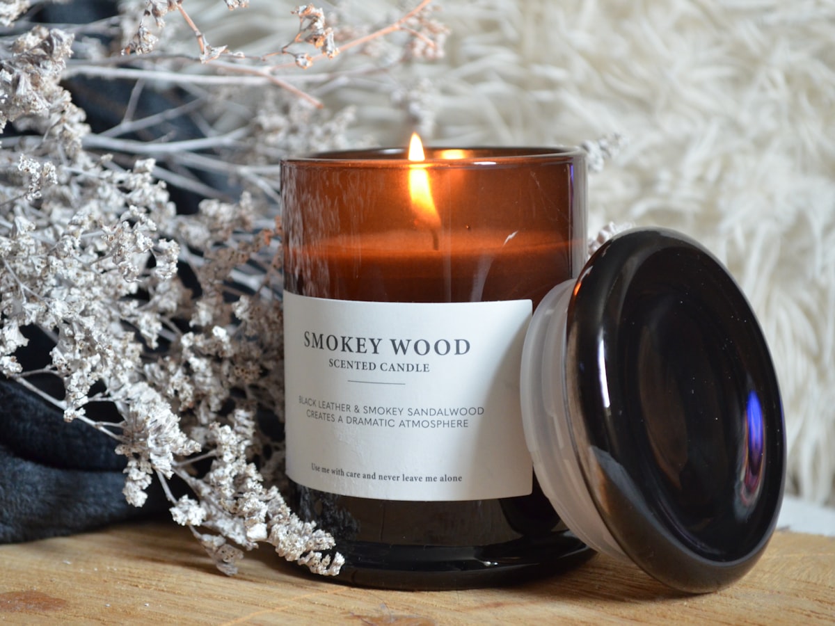 Glass Jar Scented Candle